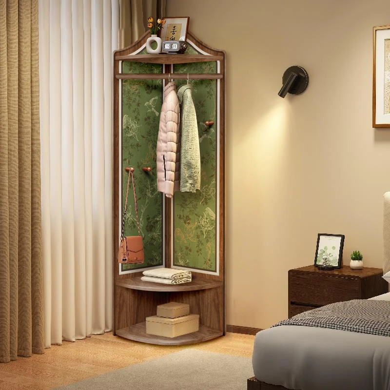 Solid wood coat rack antique bedroom bedside hanger simple shelf small floor hanger
Solid wood coat rack antique bedroom bedside hanger simple shelf small floor hanger