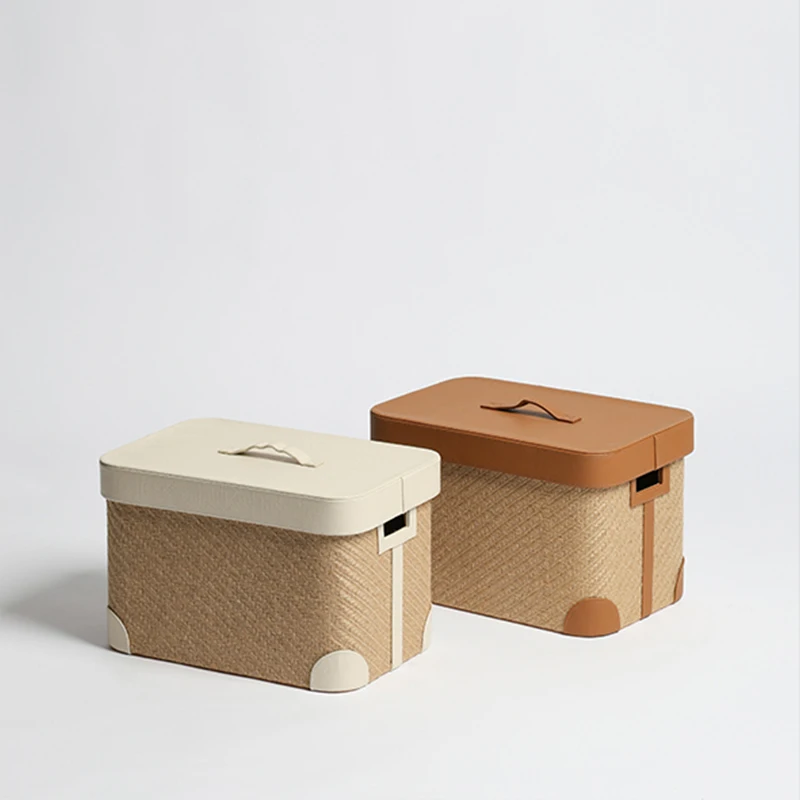 Handwoven Home Use Hemp Storage Box Covered Dir Clothes Basket Multi-purpose Toy Sna Miscellaneous Goods Storage Basket
Handwoven Home Use Hemp Storage Box Covered Dir Clothes Basket Multi-purpose Toy Sna Miscellaneous Goods Storage Basket