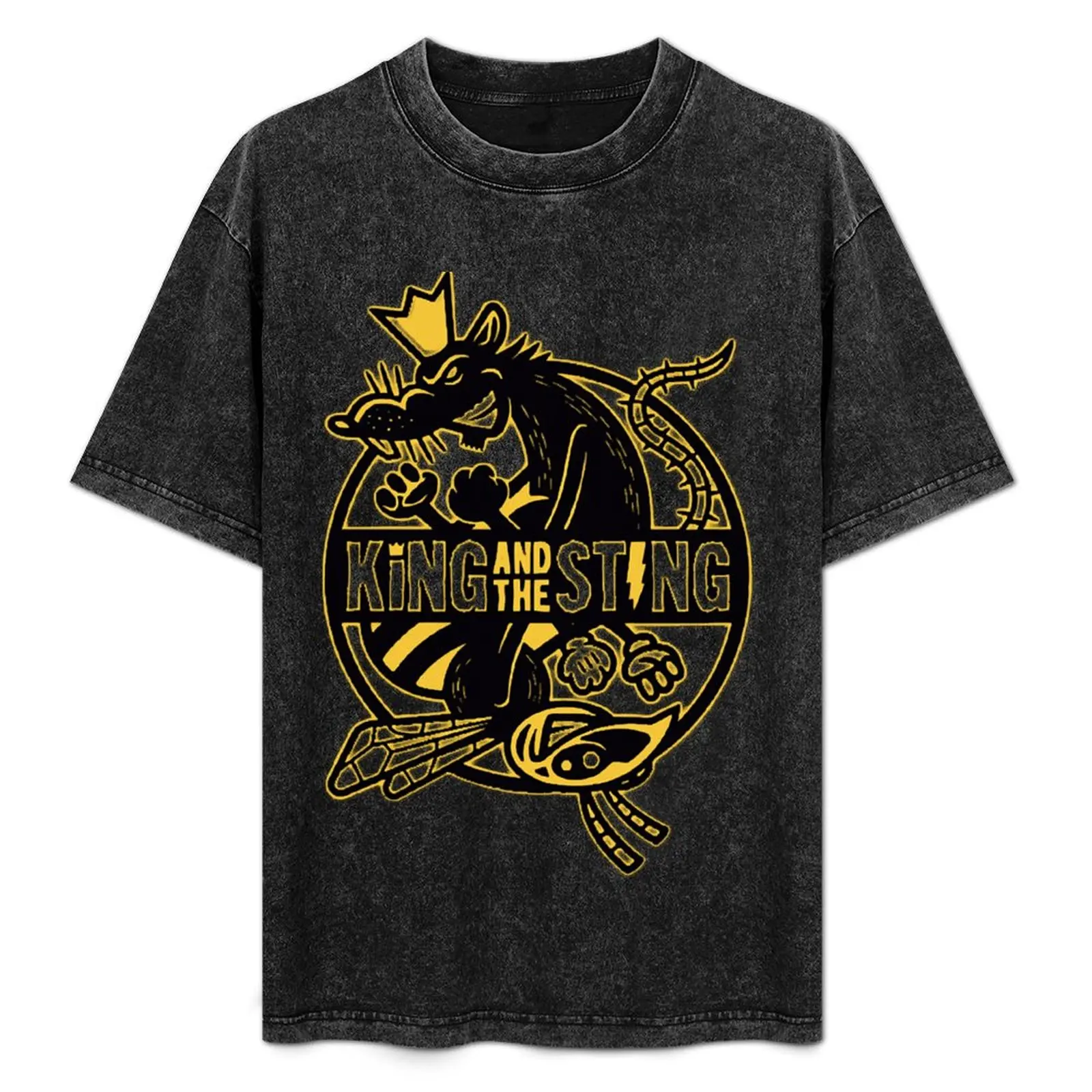 King N De Sting T-Shirt Large Size Basic Casual T-Shirt
King N De Sting T-Shirt Large Size Basic Casual T-Shirt