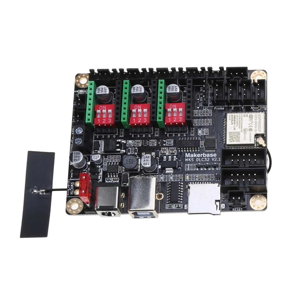 3D Printer Motherboard MKS DLC32 V2.1 Offline Control 32bit ESP32 Wifi Laser- Engraving Machine Kit Controller CNC3018
3D Printer Motherboard MKS DLC32 V2.1 Offline Control 32bit ESP32 Wifi Laser- Engraving Machine Kit Controller CNC3018