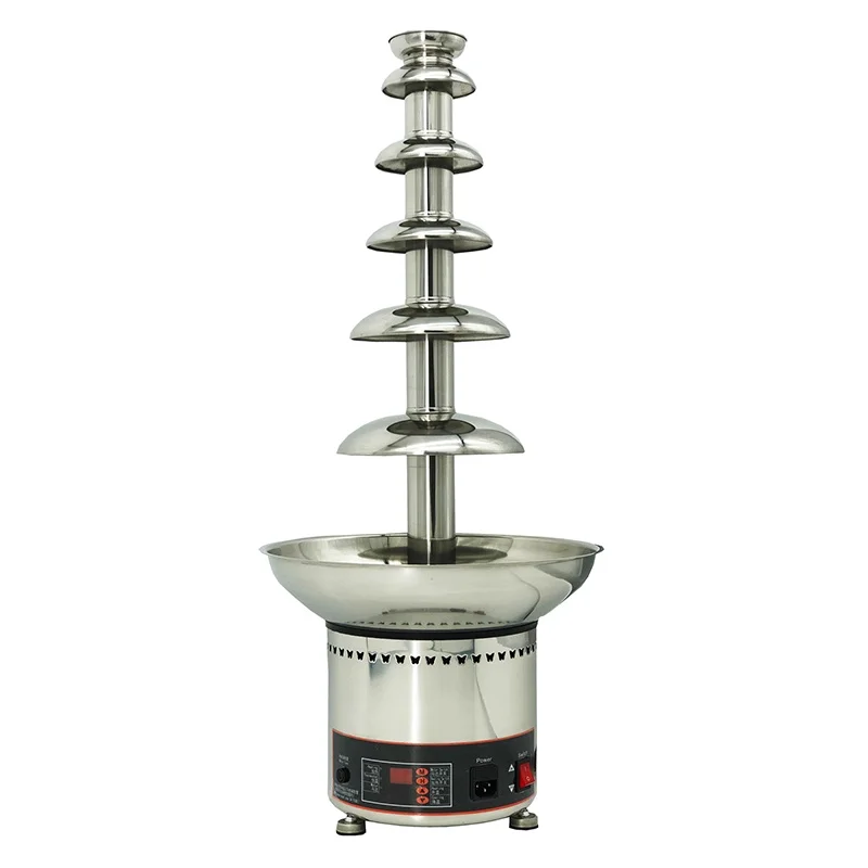 Commercial Chocolate Fountain Machine Stainless Steel Material Melting and Heating Function 5/6 Layers
Commercial Chocolate Fountain Machine Stainless Steel Material Melting and Heating Function 5/6 Layers