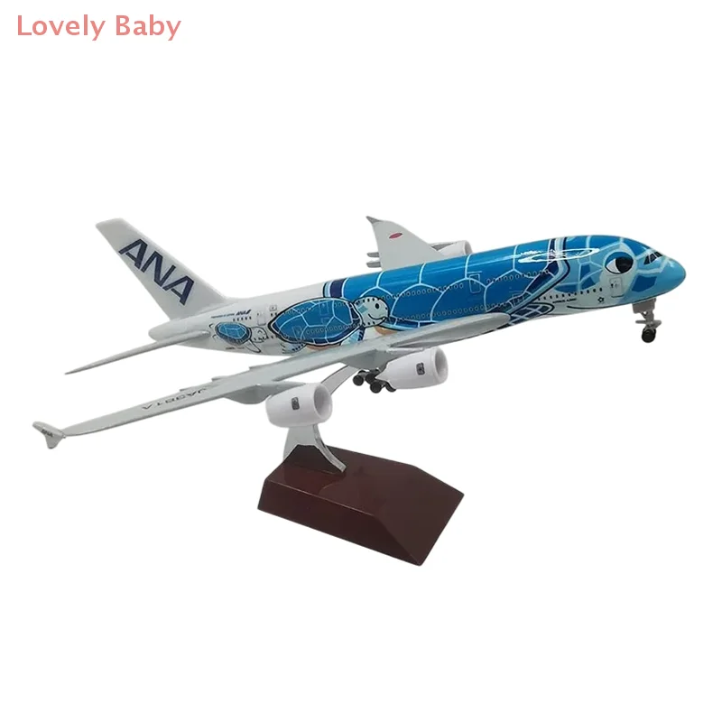 20 см Air Japan ANA Airlines самолет с шасси модель игрушки мультфильм морская черепаха Airbus A380 Airways сплав литой самолет
20 см Air Japan ANA Airlines самолет с шасси модель игрушки мультфильм морская черепаха Airbus A380 Airways сплав литой самолет