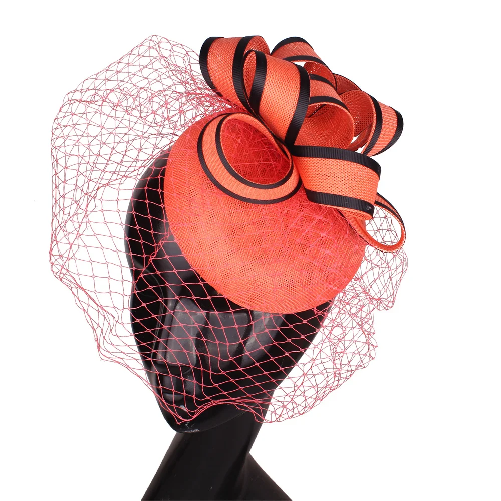 New Coral Womens Ladies Party Tea Fascinator Hat Hair Clips Bridal Wedding Veils Mesh Headdress Chic Ttea Royal Race Millinery
New Coral Womens Ladies Party Tea Fascinator Hat Hair Clips Bridal Wedding Veils Mesh Headdress Chic Ttea Royal Race Millinery