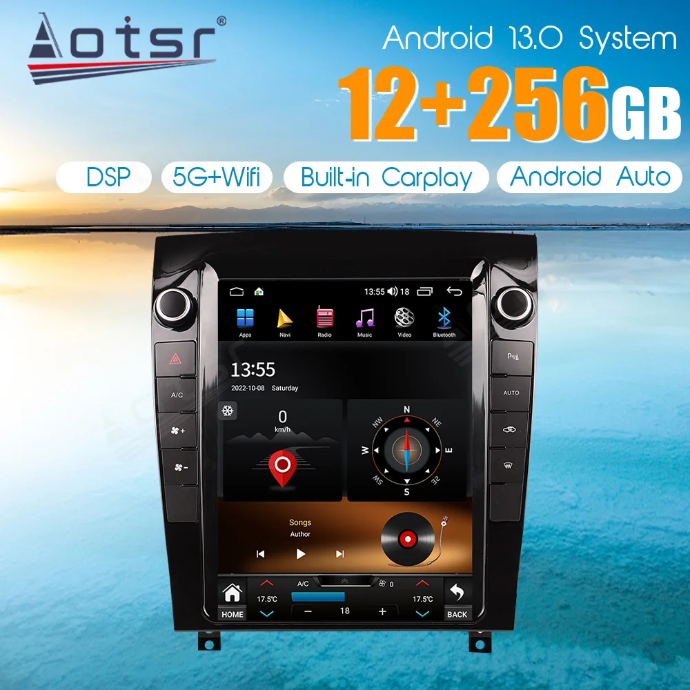 9.7''12+256GB For Jaguar F-TYPE 2014 2015 Car accessories Carplay Multimedia Player GPS Navigation Auto Stereo Radio Head Unit
9.7''12+256GB For Jaguar F-TYPE 2014 2015 Car accessories Carplay Multimedia Player GPS Navigation Auto Stereo Radio Head Unit