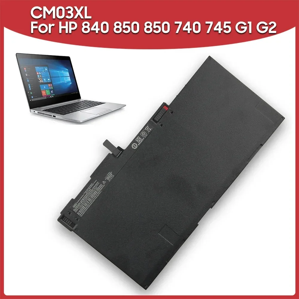 Новая сменная батарея CM03XL для HP ELITEBOOK 840 850 850 740 745 G1 G2, перезаряжаемые батареи, 50 Втч, длительный срок службы
Новая сменная батарея CM03XL для HP ELITEBOOK 840 850 850 740 745 G1 G2, перезаряжаемые батареи, 50 Втч, длительный срок службы
