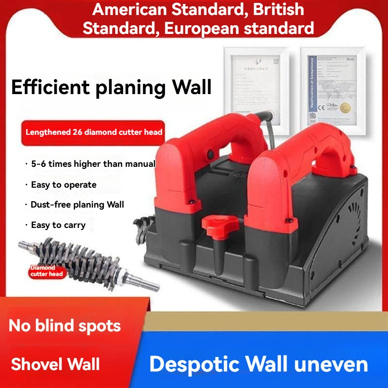 Electric Wall Planer, Depth Adjustable Polishing Rough Planer, High-power Putty Machine,For Renovating Old Walls/Painting Walls
Electric Wall Planer, Depth Adjustable Polishing Rough Planer, High-power Putty Machine,For Renovating Old Walls/Painting Walls