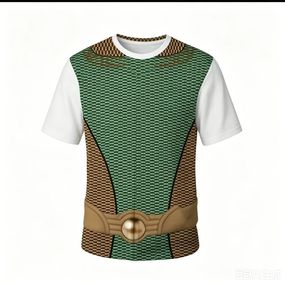 The Boys The Deep Inspired 3D Print Long & Short Sleeve T-Shirt, Unisex Cosplay Top Green Gold Uniform Style Casual Tee for Fans
The Boys The Deep Inspired 3D Print Long & Short Sleeve T-Shirt, Unisex Cosplay Top Green Gold Uniform Style Casual Tee for Fans