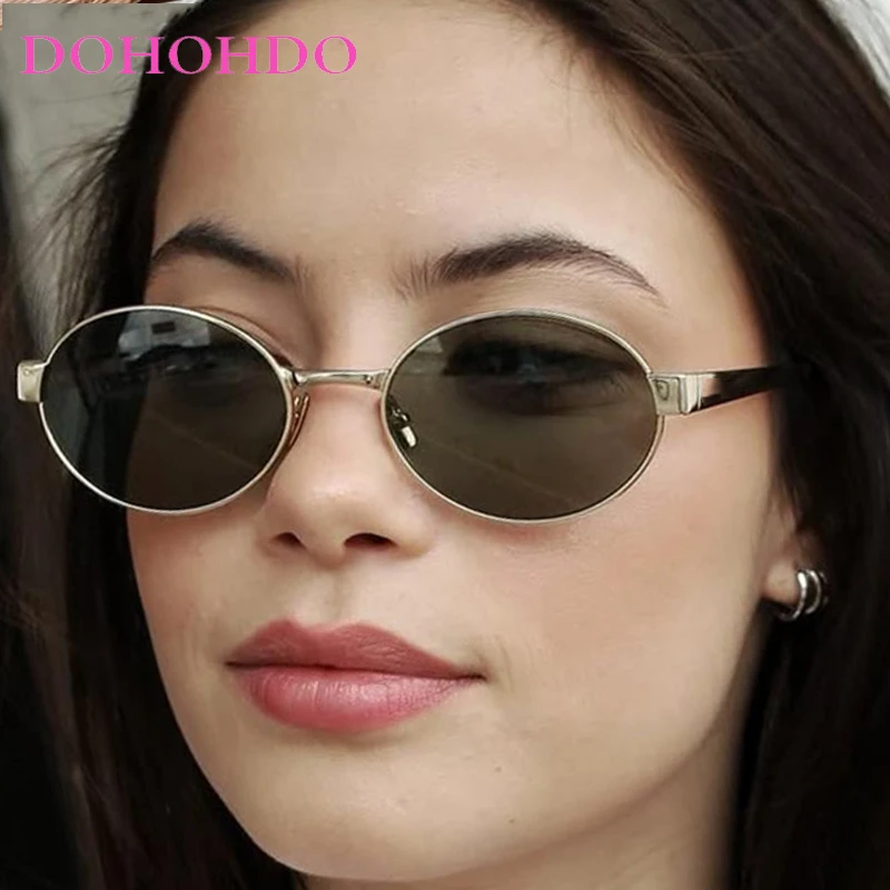 Luxury Designer Retro Small Oval Women Men Sunglasses Hip Hop Punk Trendy Sun Glasses Travel Driving Fishing Shades Male UV400
Luxury Designer Retro Small Oval Women Men Sunglasses Hip Hop Punk Trendy Sun Glasses Travel Driving Fishing Shades Male UV400