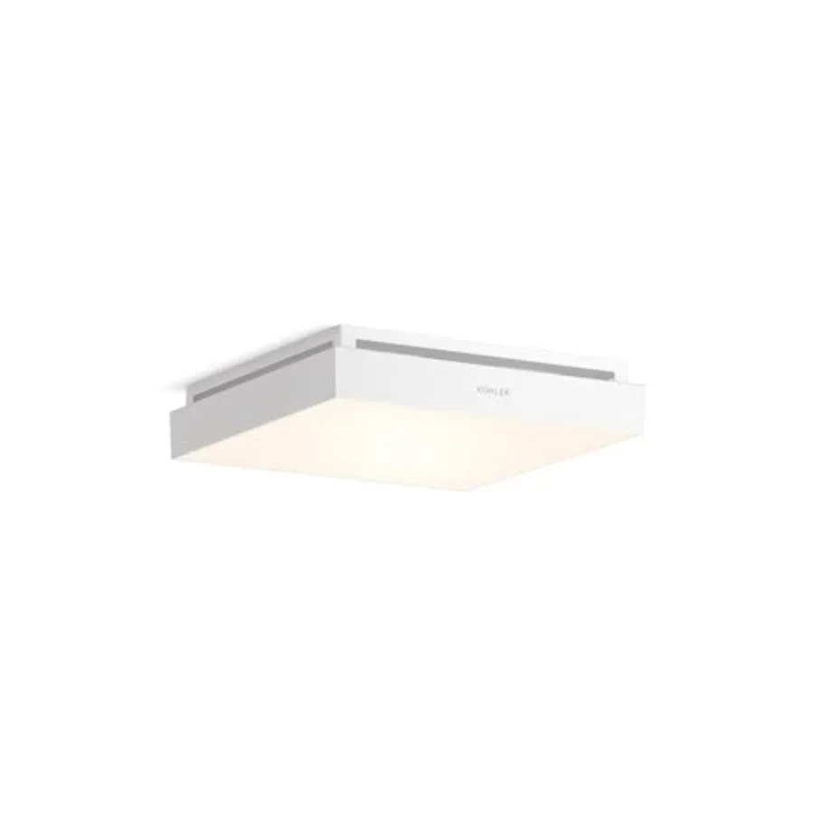 Bathroom ceiling exhaust fan with light, ABS plastic housing, white finish, quiet operation and energy-efficient LED lighting
Bathroom ceiling exhaust fan with light, ABS plastic housing, white finish, quiet operation and energy-efficient LED lighting