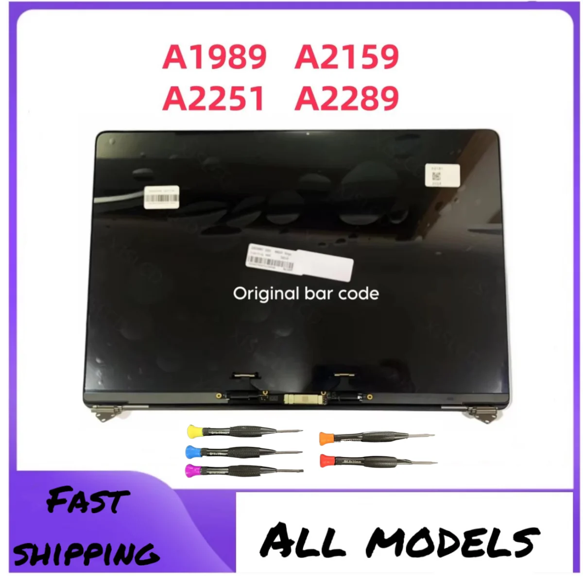 2018 2019 2020Year jblt Genuine New Space Grey Silver for Macbook Pro Retina 13.3" A1989 A2159 A2251 A2289 LCD Display Assembly
2018 2019 2020Year jblt Genuine New Space Grey Silver for Macbook Pro Retina 13.3" A1989 A2159 A2251 A2289 LCD Display Assembly