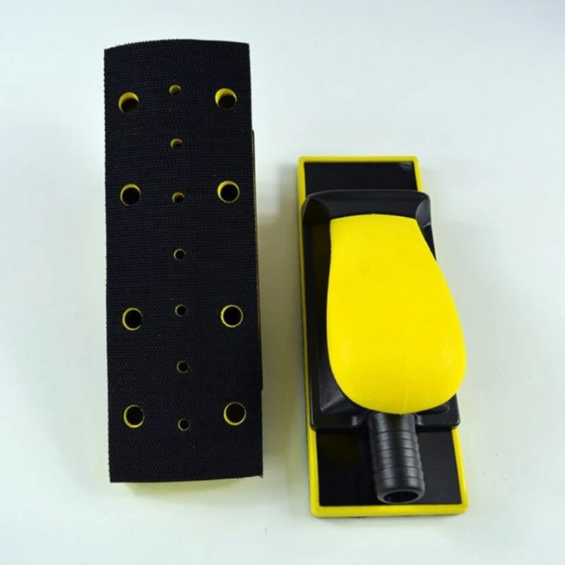 AP28 Vacuum Hand Sanding Block 19.8x7cm/7.80x2.76'' Pu Foam Hand Grinding Block Dust-free Multi Hole Hook & Loop Sanding Disc
AP28 Vacuum Hand Sanding Block 19.8x7cm/7.80x2.76'' Pu Foam Hand Grinding Block Dust-free Multi Hole Hook & Loop Sanding Disc