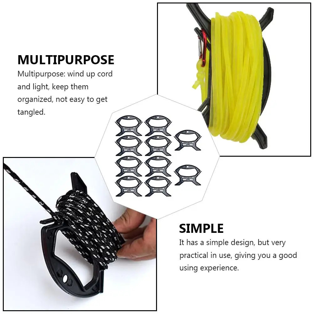 10 Pcs Wire Spool Holder Storage Winder Cord Organizer Wrap for Cables Masonry Line Premium Plastic Durable Multipurpose
10 Pcs Wire Spool Holder Storage Winder Cord Organizer Wrap for Cables Masonry Line Premium Plastic Durable Multipurpose