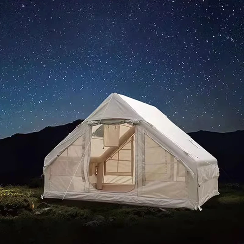 6.3㎡ 4-6P Fully Automatic Inflatable Tent Outdoor Portable Folding Camping Cabin Tent Stormproof Overnight Equipment Air Tent
6.3㎡ 4-6P Fully Automatic Inflatable Tent Outdoor Portable Folding Camping Cabin Tent Stormproof Overnight Equipment Air Tent