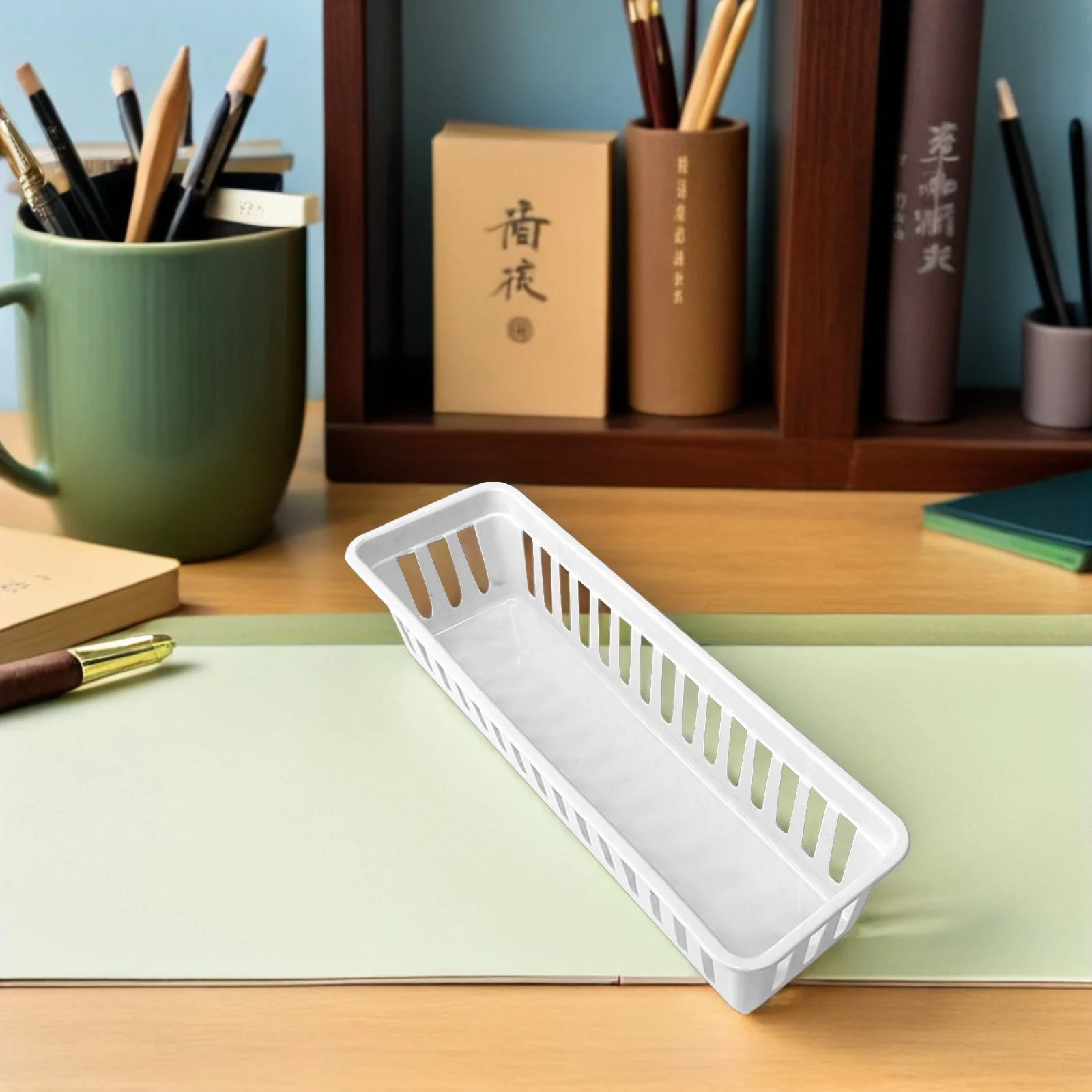 12Pcs Plastic Desk Organizer Baskets Multipurpose Pencil Holder Classroom Storage Tray Stationery Supply Organizer for Desk
12Pcs Plastic Desk Organizer Baskets Multipurpose Pencil Holder Classroom Storage Tray Stationery Supply Organizer for Desk