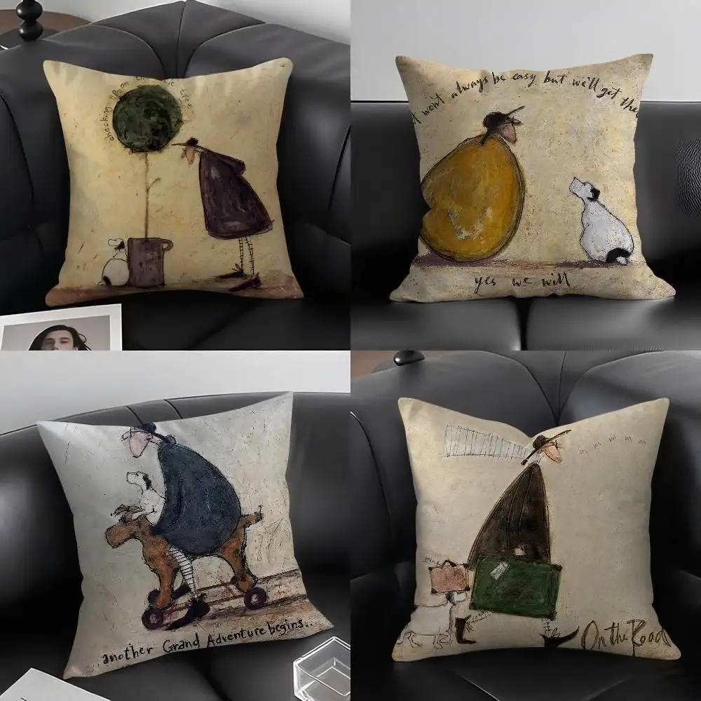 Pillow Case Painting S-Sam Toft Art Sofa Short Plush Double-sided HD Printing Room Home Office Gift Cushion Cover
Pillow Case Painting S-Sam Toft Art Sofa Short Plush Double-sided HD Printing Room Home Office Gift Cushion Cover
