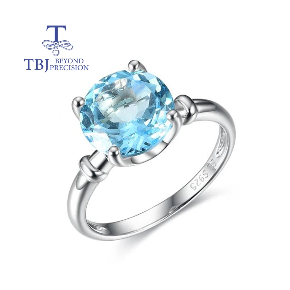 925 sterling silver jewelry Natural sky blue topaz round 10mm gemstone ring jewelry for women daily party wear
925 sterling silver jewelry Natural sky blue topaz round 10mm gemstone ring jewelry for women daily party wear