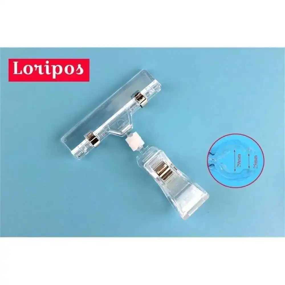 15pcs Acrylic Pop Clip Plastic Price Tag Sign Label Card Holders Name Card Display Promotion Note Picture Clips With Rubber Mat
15pcs Acrylic Pop Clip Plastic Price Tag Sign Label Card Holders Name Card Display Promotion Note Picture Clips With Rubber Mat