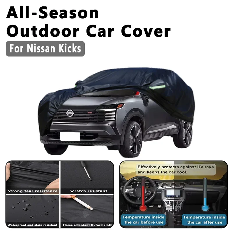 Outdoor Car Cover Waterproof Dustproof UV Sun Protection, Full Car Protector Exterior Accessories For Nissan Kicks P15
Outdoor Car Cover Waterproof Dustproof UV Sun Protection, Full Car Protector Exterior Accessories For Nissan Kicks P15