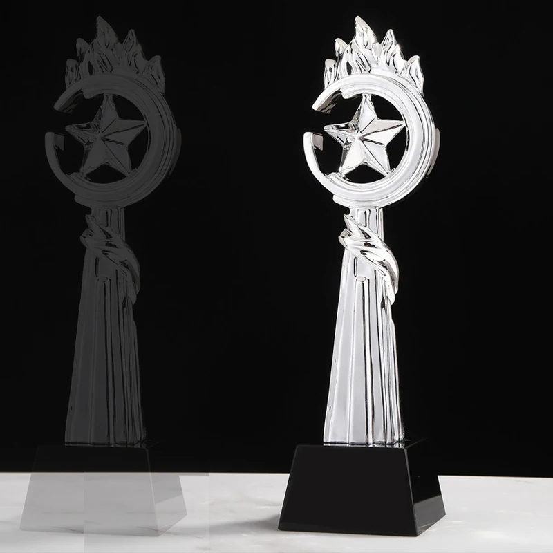Customized Creative Pentagram Resin Trophy, Gold, Silver, Bronze Employee Awards, Annual Meeting Souvenir, Home Decorations, 1Pc
Customized Creative Pentagram Resin Trophy, Gold, Silver, Bronze Employee Awards, Annual Meeting Souvenir, Home Decorations, 1Pc