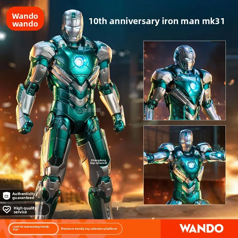Alloy Toy Iron Man Action Figure MK31 1/10 Scale Mark Hulkbuster Armor Assembly Model Toy for Collectors Toys Kids Birthday Gift
Alloy Toy Iron Man Action Figure MK31 1/10 Scale Mark Hulkbuster Armor Assembly Model Toy for Collectors Toys Kids Birthday Gift