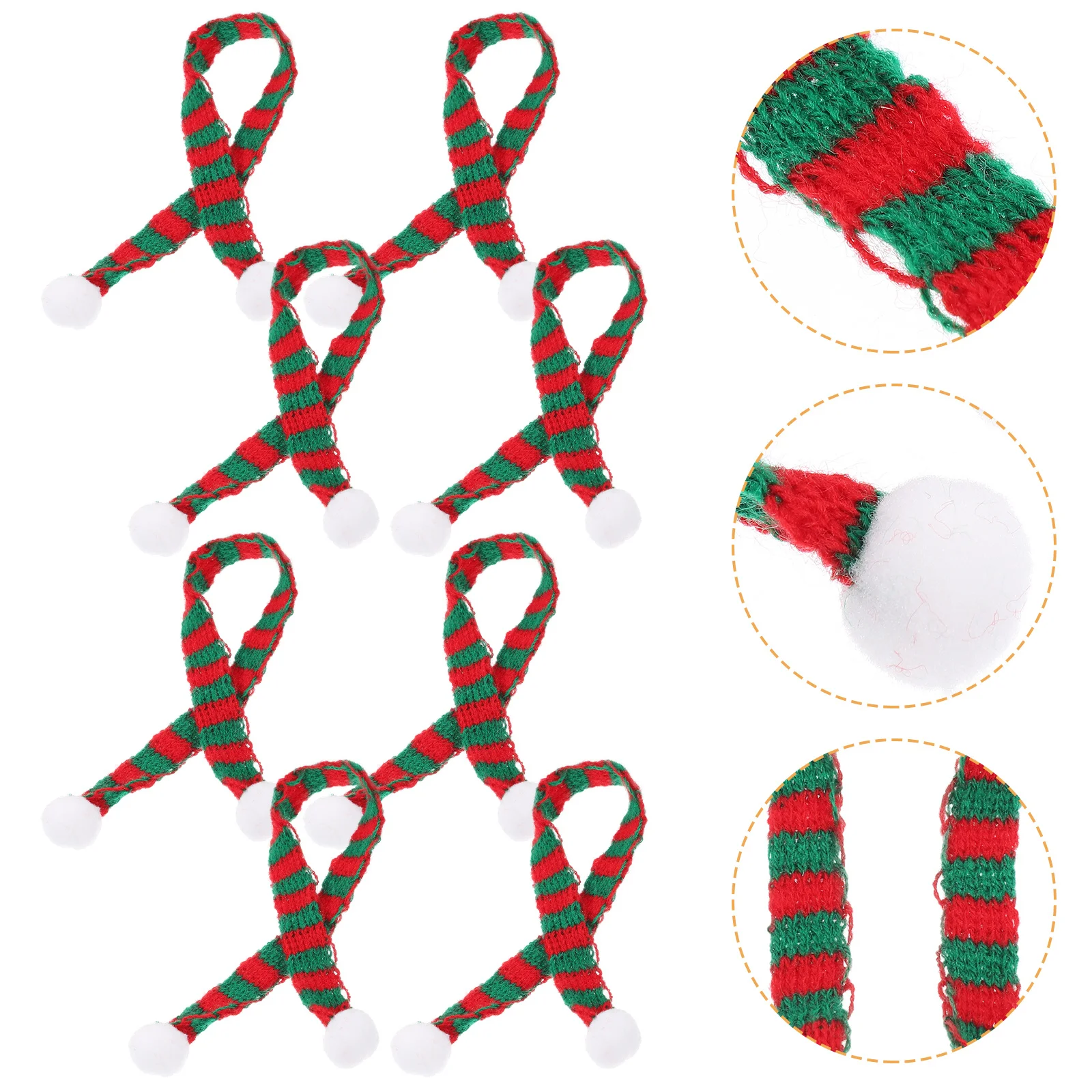 10pcs 1X23Cm Knitted Scarf Christmas Mini Decorative Scarves For Pets Wine Bottle Neckerchief Holiday Party Home
10pcs 1X23Cm Knitted Scarf Christmas Mini Decorative Scarves For Pets Wine Bottle Neckerchief Holiday Party Home
