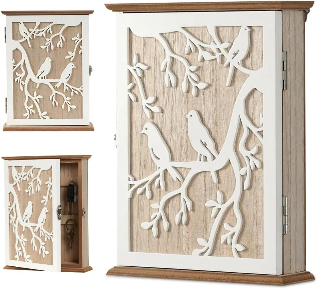 Wooden Key Holder Wall Mount with Key Hooks Keys Hanger Keys Box Organizer for Entryway Hallway Office Home Decor Home
Wooden Key Holder Wall Mount with Key Hooks Keys Hanger Keys Box Organizer for Entryway Hallway Office Home Decor Home