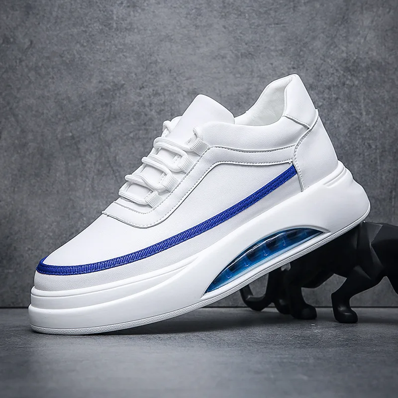 Korean style mens casual white shoes lace-up original leather flats shoe streetwear platform sneakers air cushion youth footwear
Korean style mens casual white shoes lace-up original leather flats shoe streetwear platform sneakers air cushion youth footwear