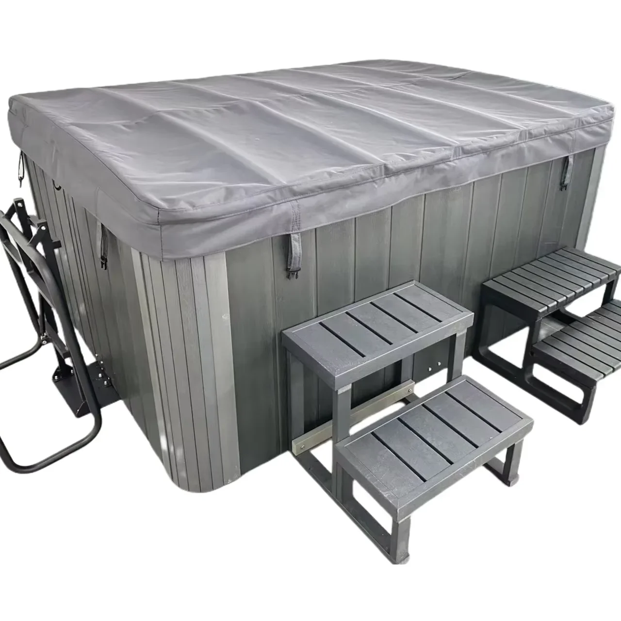 Modern Design Insulated Roll-On/Off Cover for Swim Spas and Hot Tubs
Modern Design Insulated Roll-On/Off Cover for Swim Spas and Hot Tubs