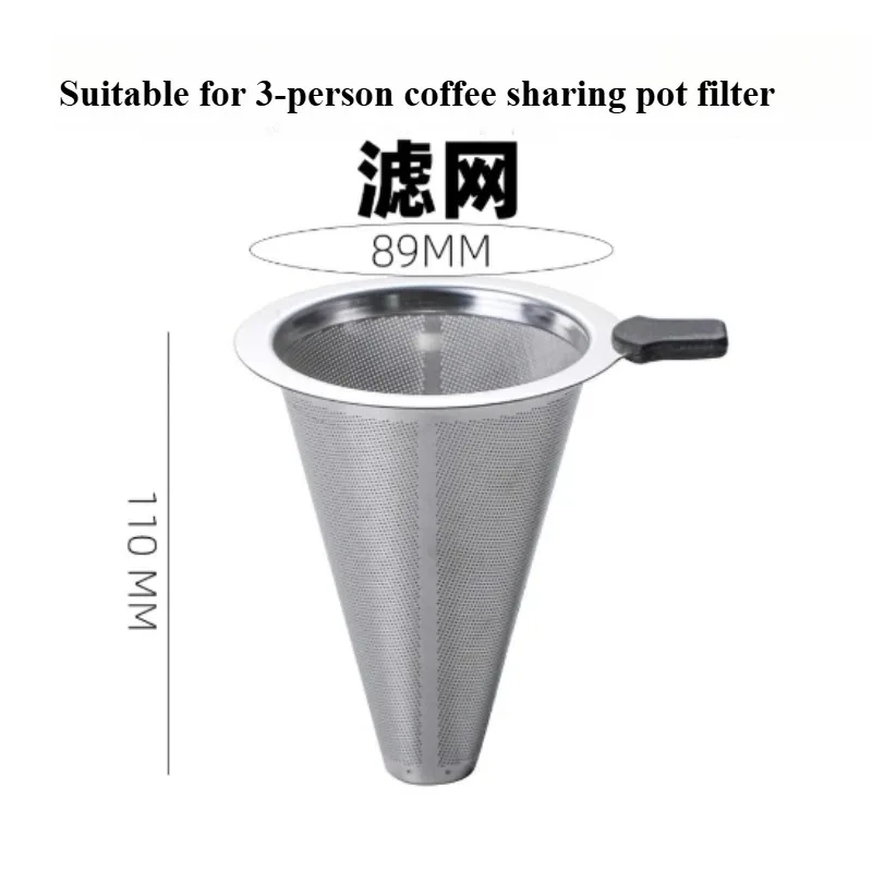 Applicable To Hand Brewed Coffee Filter, Double-layer Stainless Steel Drip Coffee Filter, Filter-free Paper
Applicable To Hand Brewed Coffee Filter, Double-layer Stainless Steel Drip Coffee Filter, Filter-free Paper