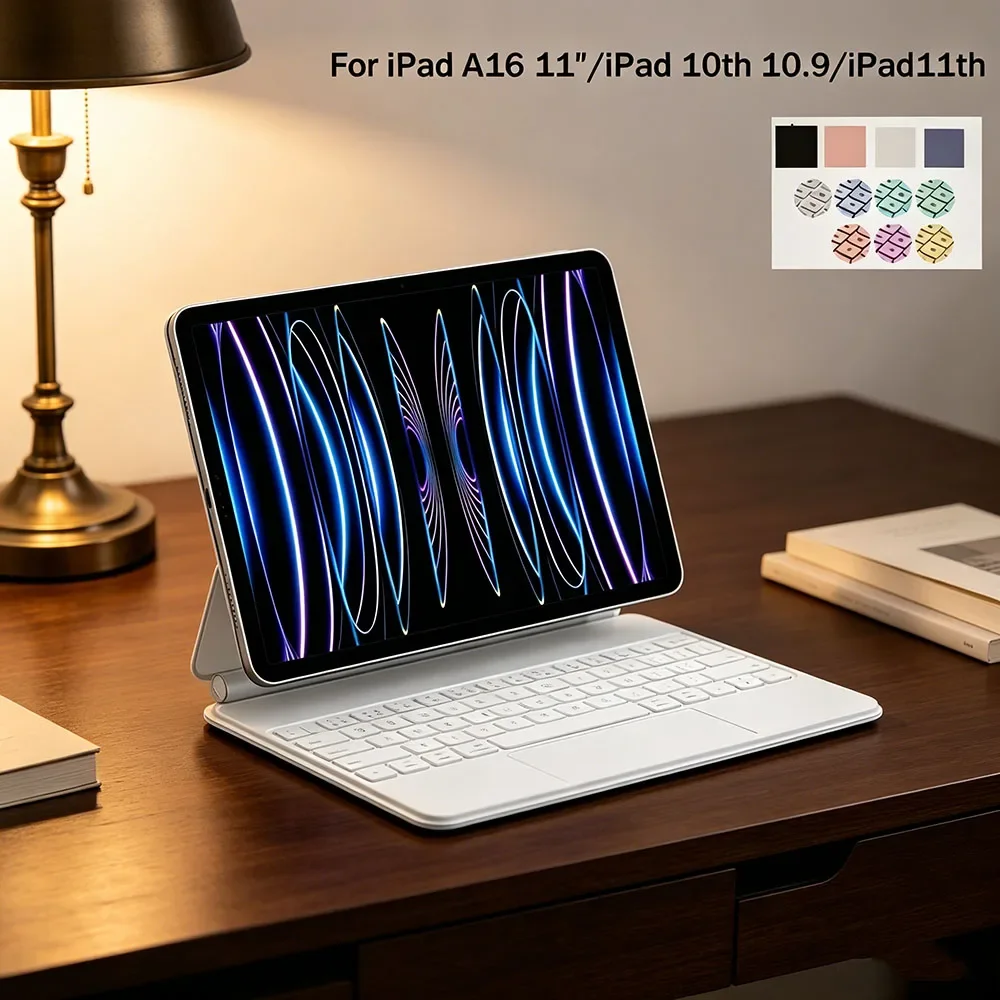 11 inch Elite Magic Keyboard TouchPad Backlit Smart Case For IPad A16 IPad 10th Gen 10 9 IPad 11th Gen
11 inch Elite Magic Keyboard TouchPad Backlit Smart Case For IPad A16 IPad 10th Gen 10 9 IPad 11th Gen