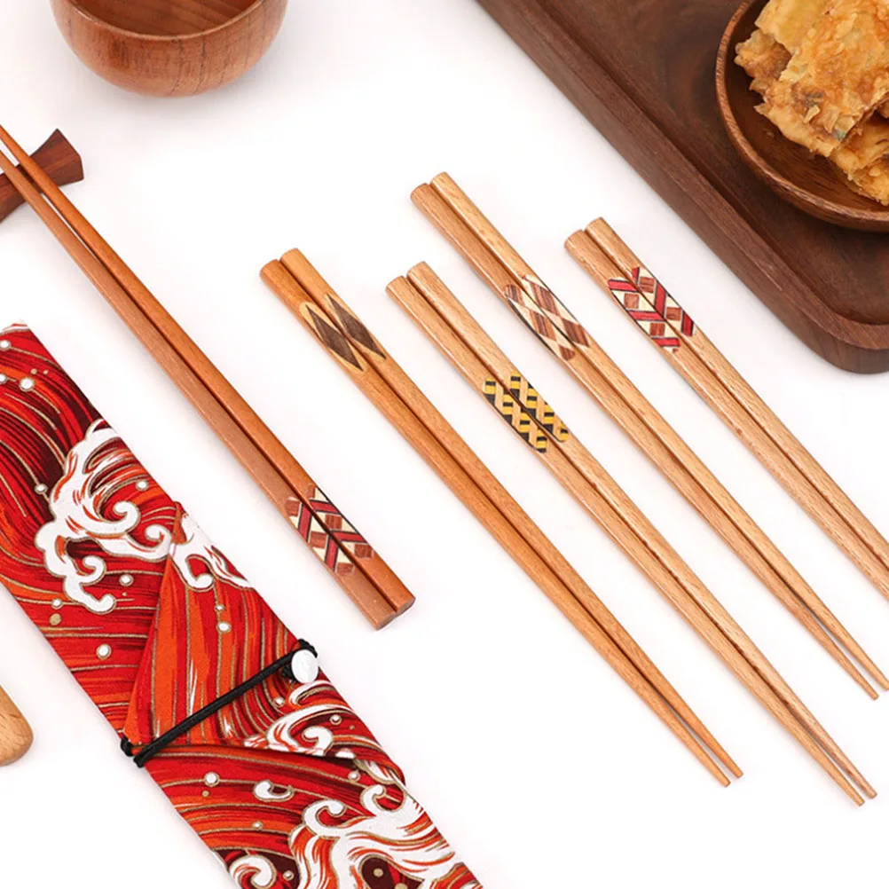 4 Pairs Chopsticks Eco friendly Lightweight Portable Sushi Chopsticks Easy Clean Dining Tableware Set Home Sushi Use
4 Pairs Chopsticks Eco friendly Lightweight Portable Sushi Chopsticks Easy Clean Dining Tableware Set Home Sushi Use
