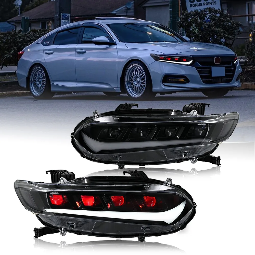 Pair LED Headlights Assembly For Honda Accord 2018-2022 Head Lamp Assembly Sequential DRL
Pair LED Headlights Assembly For Honda Accord 2018-2022 Head Lamp Assembly Sequential DRL