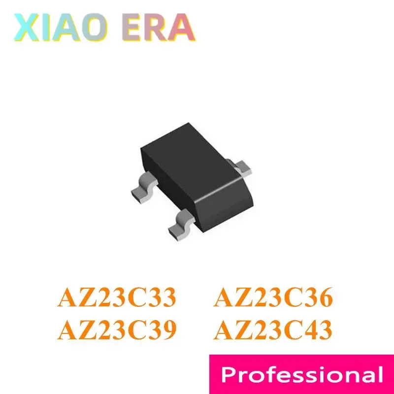 3000pcs SOT23 AZ23C33 33V AZ23C36 36V AZ23C39 39V AZ23C43 43V Zener Dual Common Anode Chinese High quality
3000pcs SOT23 AZ23C33 33V AZ23C36 36V AZ23C39 39V AZ23C43 43V Zener Dual Common Anode Chinese High quality