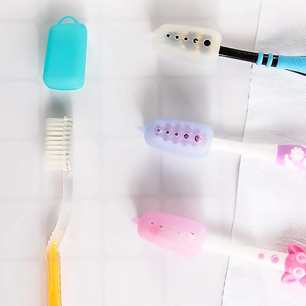5Pcs Silicone Toothbrush Head Covers Travel Toothbrush Protectors Dust Proof Ventilated Caps Universal Fit for All Brush Heads
5Pcs Silicone Toothbrush Head Covers Travel Toothbrush Protectors Dust Proof Ventilated Caps Universal Fit for All Brush Heads