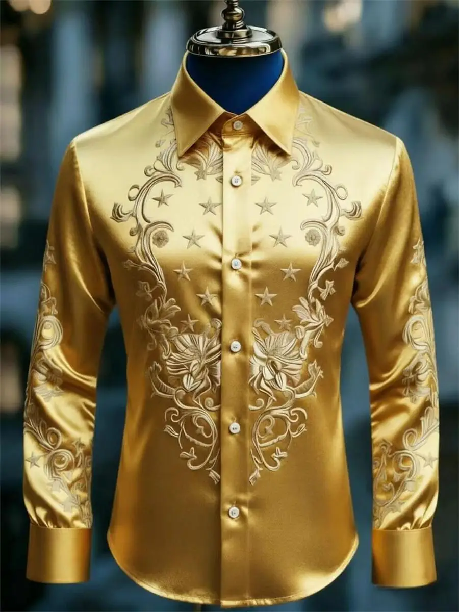 Noble and elegant, high-quality and comfortable men's long sleeved shirt, fashionable trend, digital printing, street outdoor
Noble and elegant, high-quality and comfortable men's long sleeved shirt, fashionable trend, digital printing, street outdoor