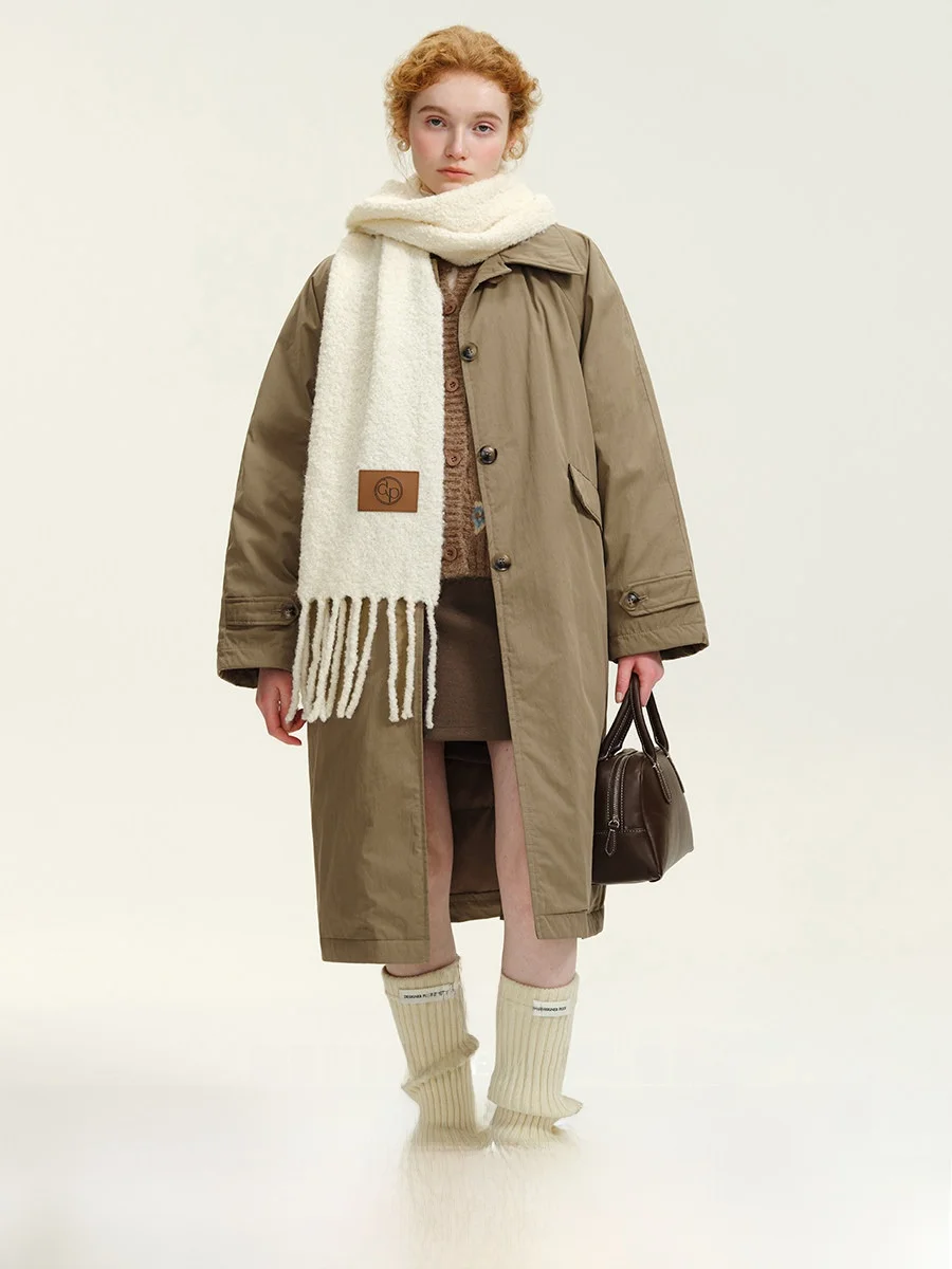 Утепленная длинная куртка-пуховик большого размера цвета хаки с 90% белым утиным пухом, воротником-стойкой, в корейском стиле, для повседневной носки, ветрозащитная
Утепленная длинная куртка-пуховик большого размера цвета хаки с 90% белым утиным пухом, воротником-стойкой, в корейском стиле, для повседневной носки, ветрозащитная