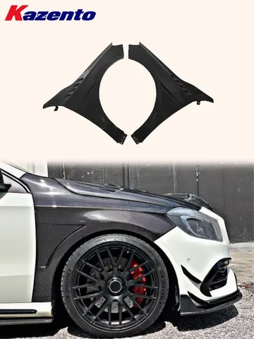 For Mercedes Benz  A-Class W176 A180 A200 A250 A45 AMG Sport Fender Carbon Fiber