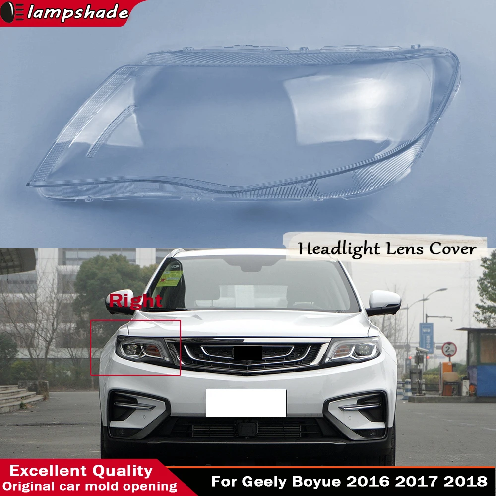 Car Front Headlight Lens Cover Transparent Headlights Cover Lampshade For Geely Boyue 2016 2017 2018 Car Accessories Replacement
Car Front Headlight Lens Cover Transparent Headlights Cover Lampshade For Geely Boyue 2016 2017 2018 Car Accessories Replacement