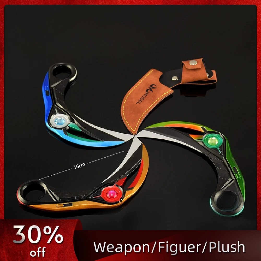 16cm/6.3in Claw Knife Valorant Samurai Cosplay Game Peripherals Weapon Props Boyfriend Gift Collectible Desk Outdoor Toys Sports
16cm/6.3in Claw Knife Valorant Samurai Cosplay Game Peripherals Weapon Props Boyfriend Gift Collectible Desk Outdoor Toys Sports