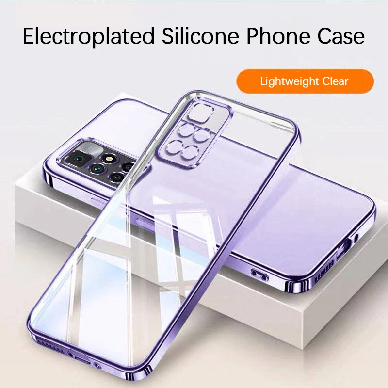 Crystal Clear Phone Case for Redmi 10 10A 10C Power Prime+ 11 Prime Plus 10X Pro 4G 5G Plating Thin Silicone Soft Original Cover
Crystal Clear Phone Case for Redmi 10 10A 10C Power Prime+ 11 Prime Plus 10X Pro 4G 5G Plating Thin Silicone Soft Original Cover