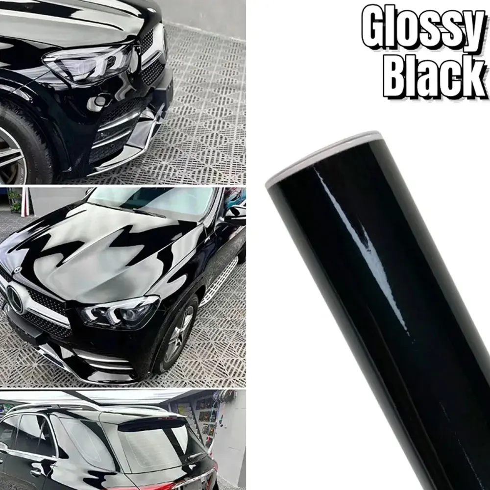 20/30cm x100/200cm PET Gloss Black Vinyl Car Wrap Film With Air Release Initial Low Tack Glue for Hood Motorcycle Auto Stickers
20/30cm x100/200cm PET Gloss Black Vinyl Car Wrap Film With Air Release Initial Low Tack Glue for Hood Motorcycle Auto Stickers