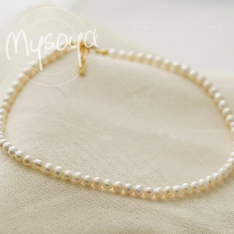 MYSOYA 5-6mm White Freshwater Pearl Necklace for Girlfriends, Suitable for Daily/ Wedding/ Mother's Day/ Father's Day Gift A0645
MYSOYA 5-6mm White Freshwater Pearl Necklace for Girlfriends, Suitable for Daily/ Wedding/ Mother's Day/ Father's Day Gift A0645