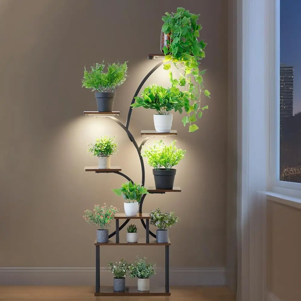 Plant Stand Indoor With Grow Light,8 Tiered Tall Plant Shelf For Multiple Plants, 62.2"" Tall Plant Stands For Indoor Plants,
Plant Stand Indoor With Grow Light,8 Tiered Tall Plant Shelf For Multiple Plants, 62.2"" Tall Plant Stands For Indoor Plants,