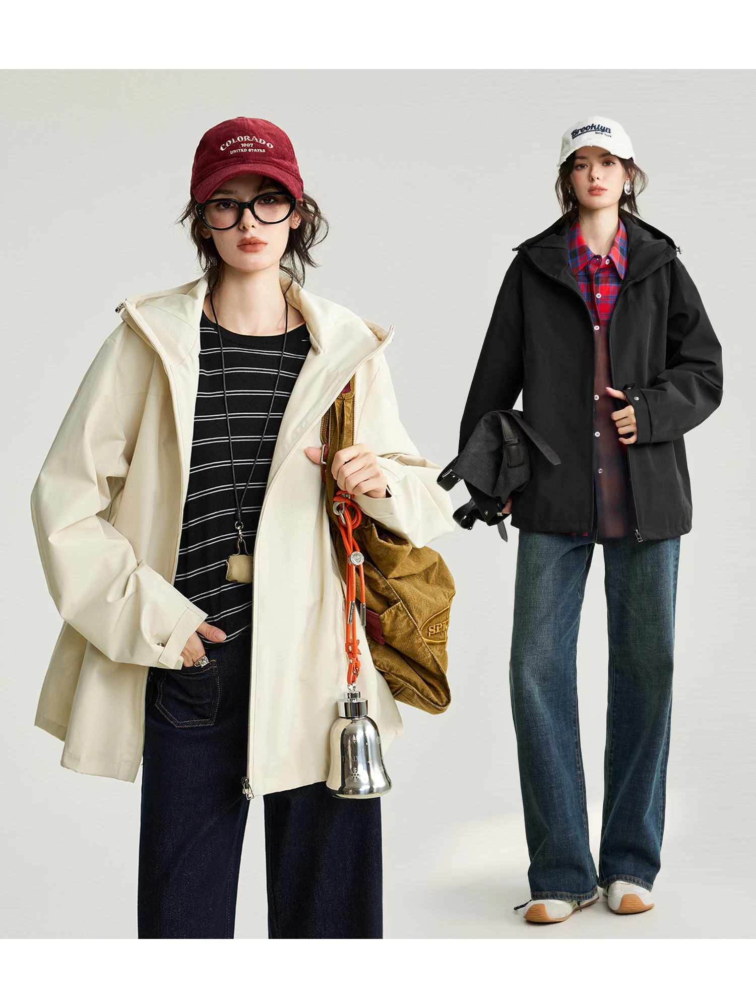 Уличная повседневная текстурированная ткань с капюшоном, джет, женская ветровка с силуэтом, осенний сезон, полиэфирное волокно
Уличная повседневная текстурированная ткань с капюшоном, джет, женская ветровка с силуэтом, осенний сезон, полиэфирное волокно