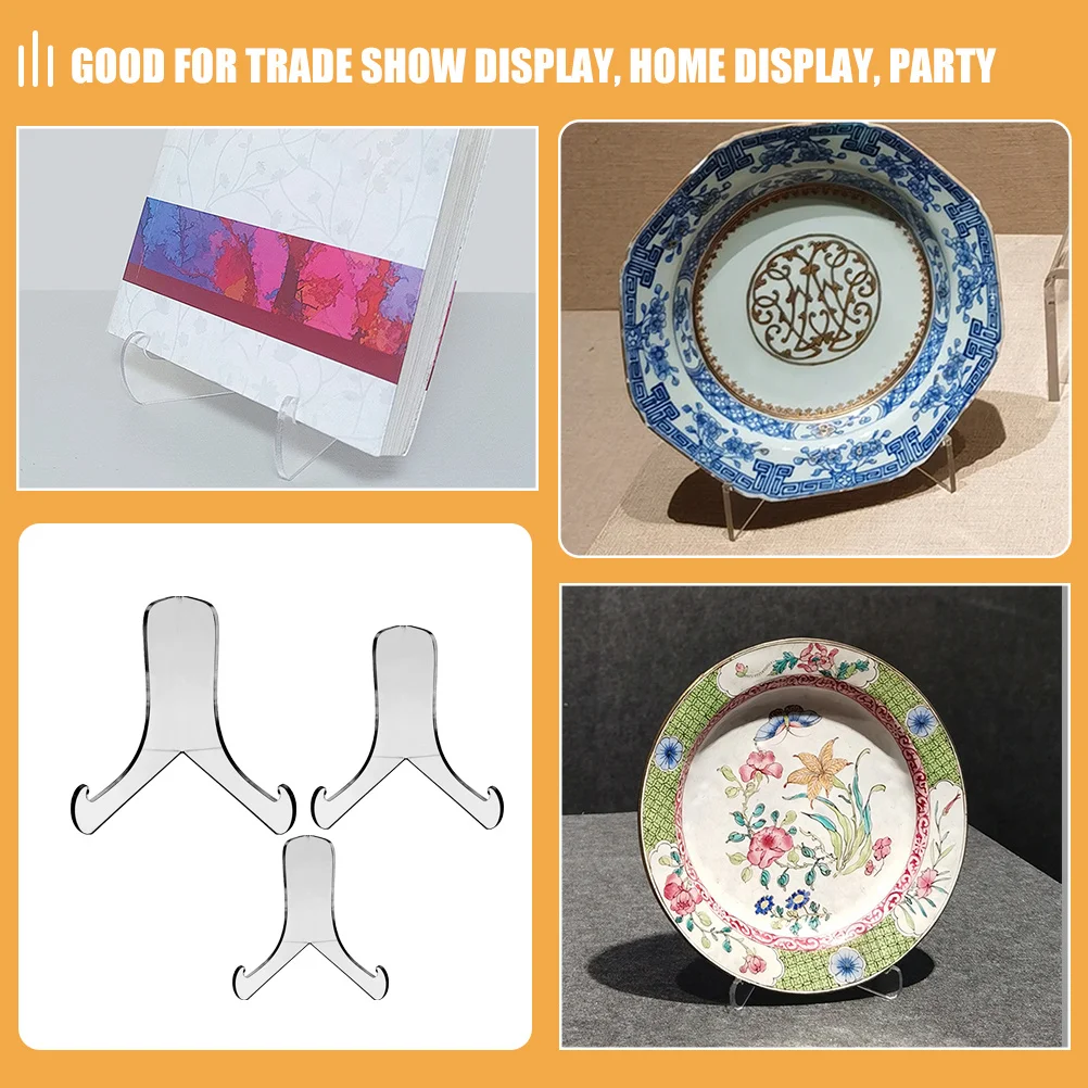 3Pcs Acrylic Display Stands Clear Plate Holders Desktop Picture Phone Stand Easy Display for Home Shop Office Showroom
3Pcs Acrylic Display Stands Clear Plate Holders Desktop Picture Phone Stand Easy Display for Home Shop Office Showroom