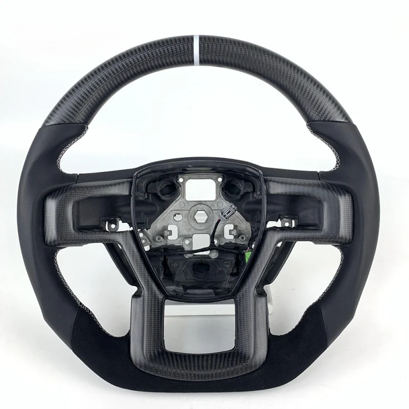 For Ford Ranger Raptor F150 | Customizable Plain Leather Carbon Fiber Steering Wheel
For Ford Ranger Raptor F150 | Customizable Plain Leather Carbon Fiber Steering Wheel