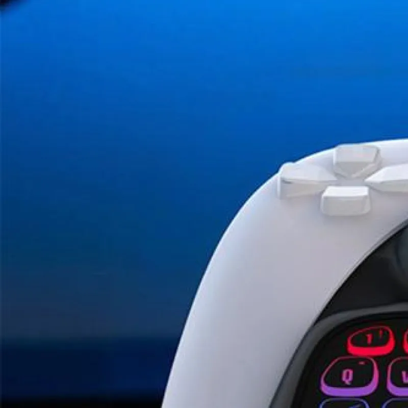 Wireless Controller Keyboard Built-in Speaker Mini Chatpad with 3.5mm Audio Jack Compatible ForPS5 Controller
Wireless Controller Keyboard Built-in Speaker Mini Chatpad with 3.5mm Audio Jack Compatible ForPS5 Controller