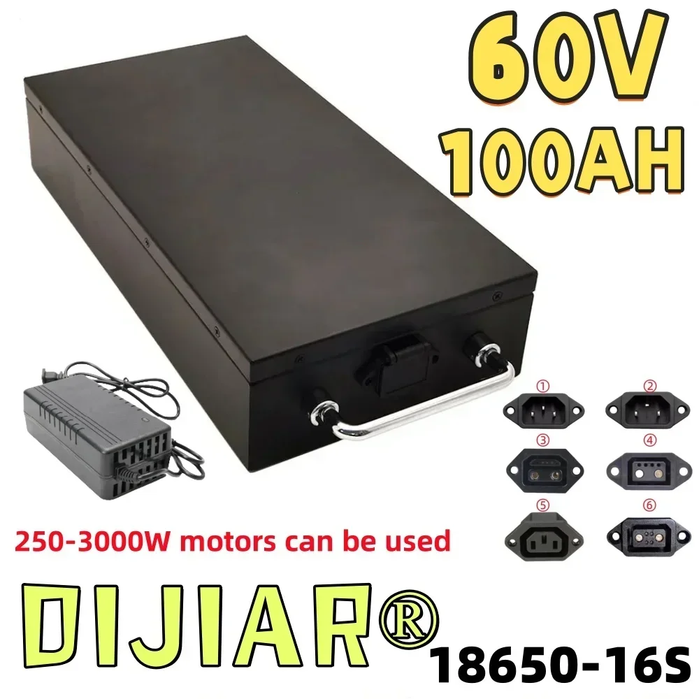 Air rapid transportation, 18650 lithium battery, 60V20-100AH, full capacity battery pack, suitable for 250-3000W motors
Air rapid transportation, 18650 lithium battery, 60V20-100AH, full capacity battery pack, suitable for 250-3000W motors