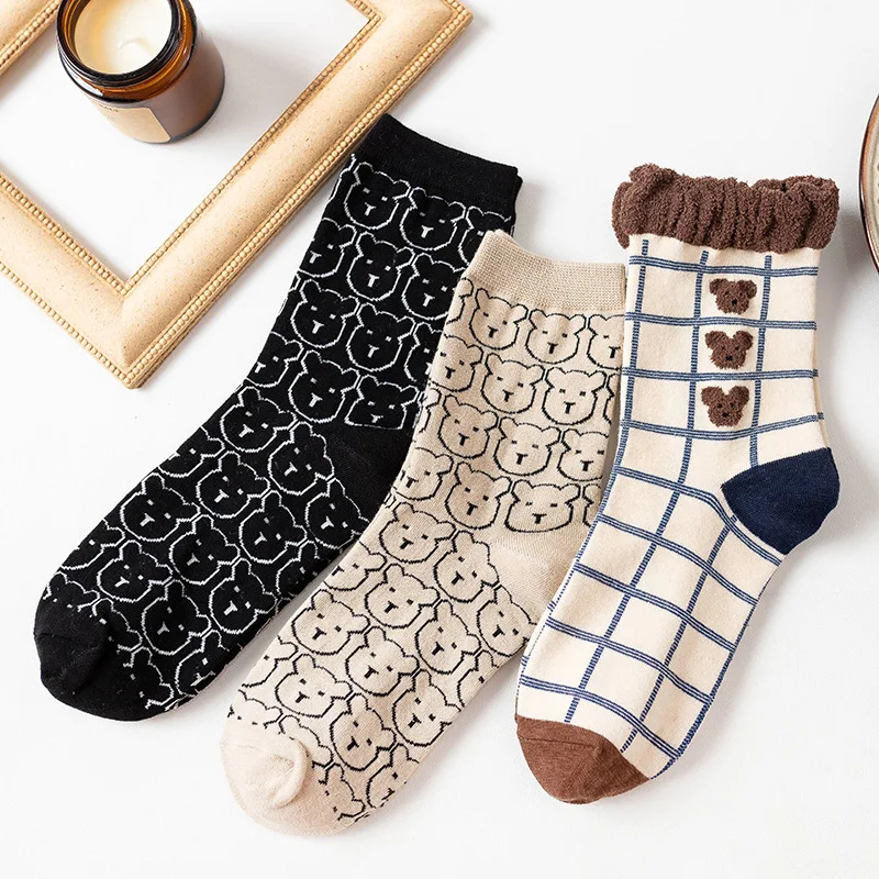 New personality creative head socks brown cartoon bear cotton socks astronaut planet men and women tide socks socks magic socks
New personality creative head socks brown cartoon bear cotton socks astronaut planet men and women tide socks socks magic socks