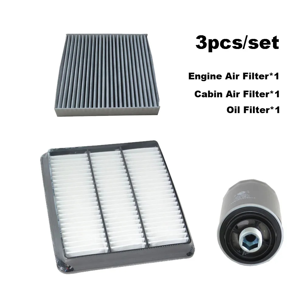 3pcs Filter Set For GEELY Atlas Pro 1.8T 2019-2023 Boyue A/C Cabin Engine Air Oil Filter JLE-4G18TDC 2032007600 T50995A-6221B
3pcs Filter Set For GEELY Atlas Pro 1.8T 2019-2023 Boyue A/C Cabin Engine Air Oil Filter JLE-4G18TDC 2032007600 T50995A-6221B